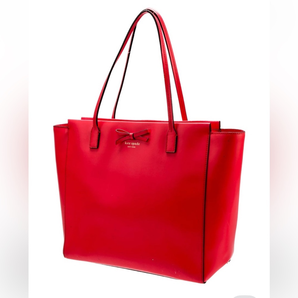 Kate Spade Cherry Red Tote Bag - Picture 3 of 8